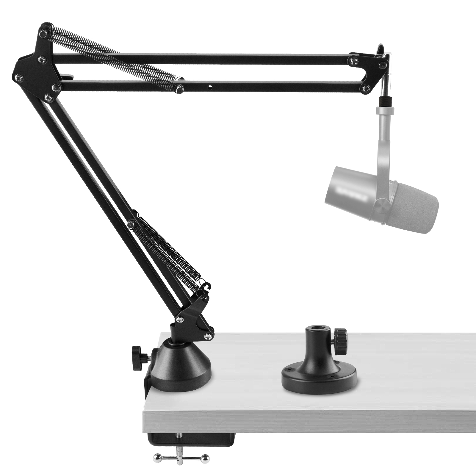 Shure Mic Mv7 - Geekria for Creators Microphone Arm Compatible