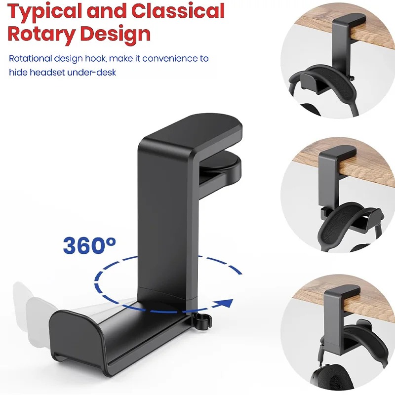 360 Degree Rotating No Punch T - Headphone Stand Desk review and price