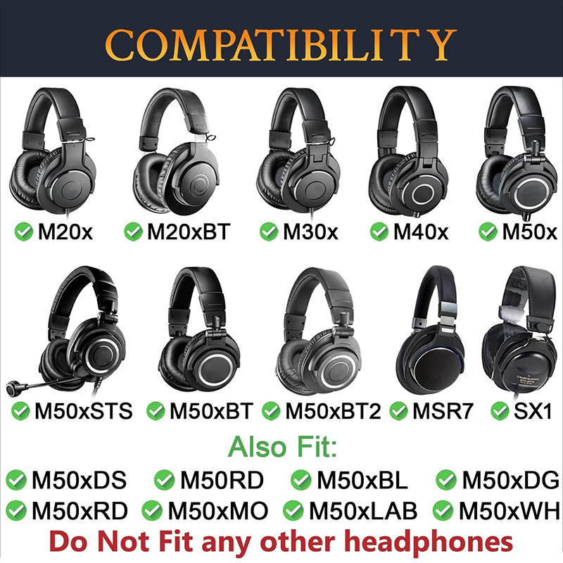 Replacement Ear Pads for Audio - Audio Technica Headphone Ath-M20X review and price