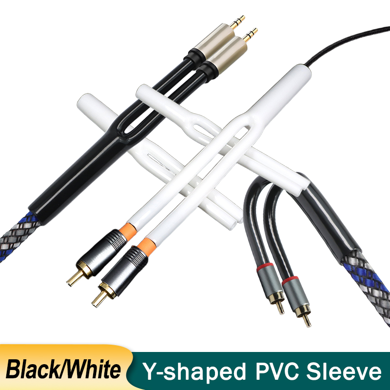 2-100pcs Y-shaped PVC Sleeve 7 - Audio Splitter Y review and price
