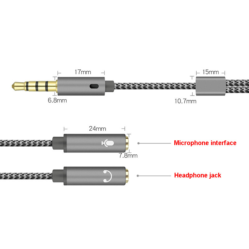 1PCS 3.5mm Audio Splitter Y Ja - Earphone Splitter Jack review and price