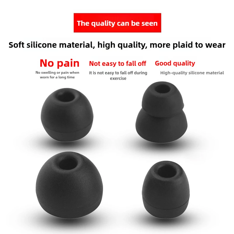 High Quality 4  Pair Silicone  - Beats Headphone Powerbeats Pro review and price