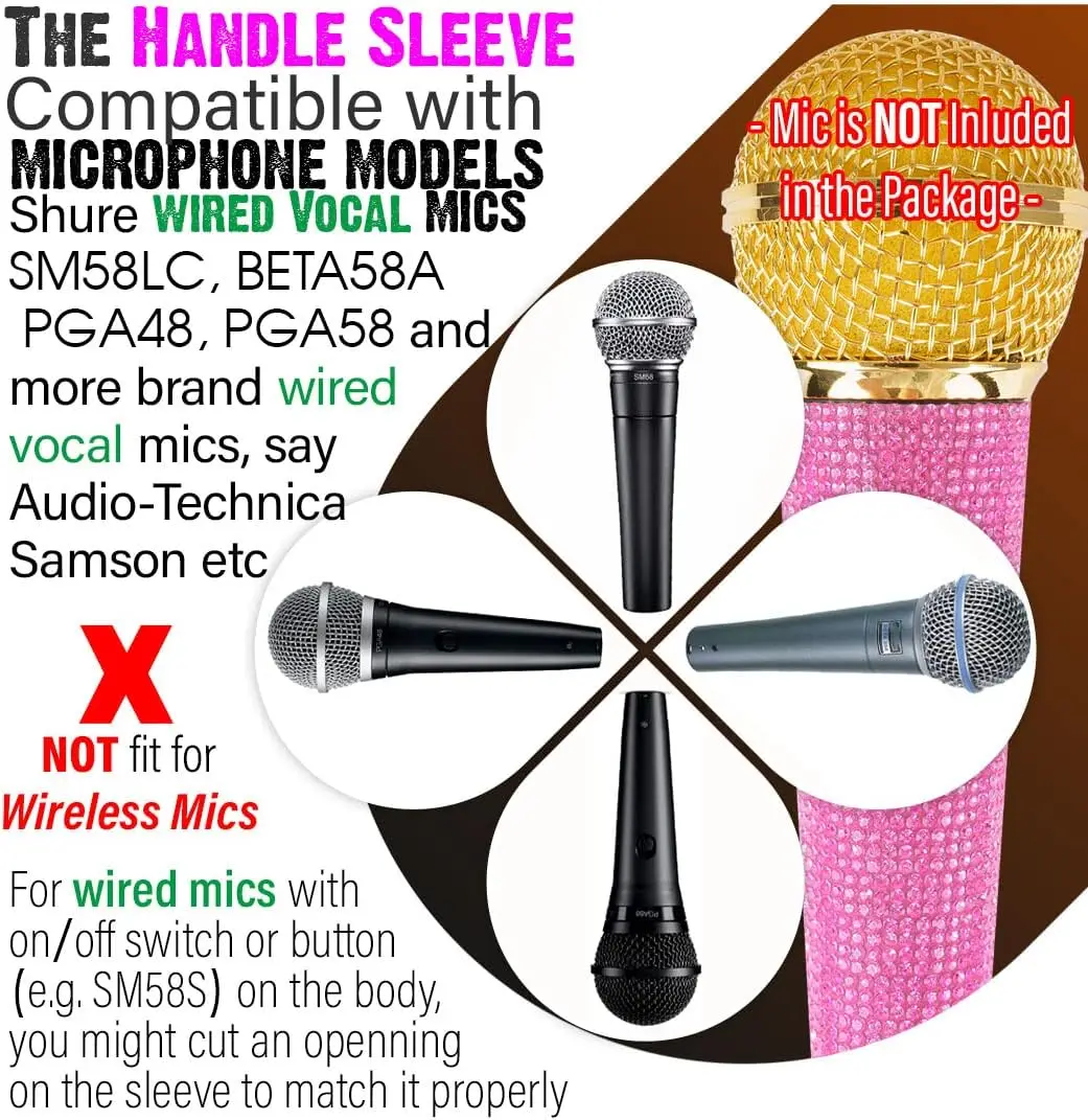 Colored Wired Microphone Cover - Shure Mic Mv7 review and price