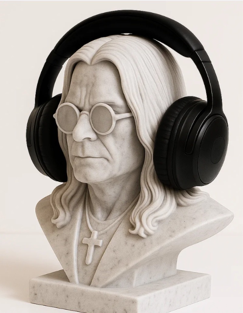 Heavy Metal Rock Legend Inspir - Headphone Stand Desk review and price