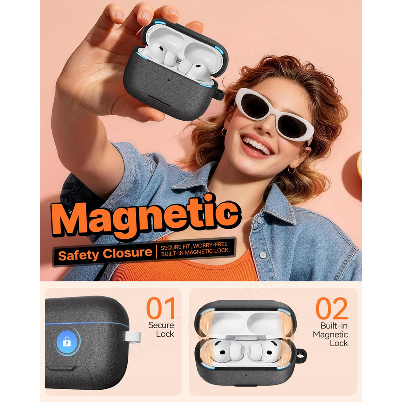  2026 For AirPod Pro 3 MagSaf - Headphone Case Hard review and price