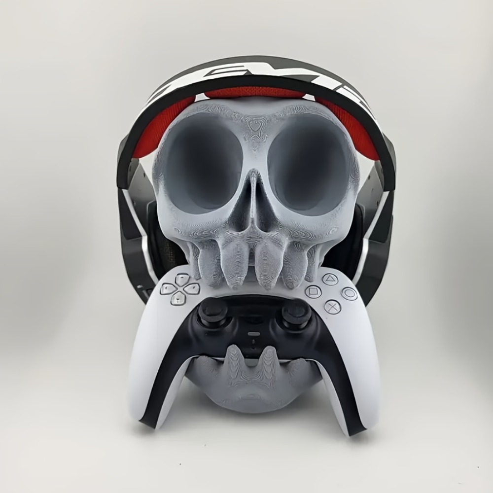 Skull Shaped Controller Stand  - Headphone Stand Desk review and price