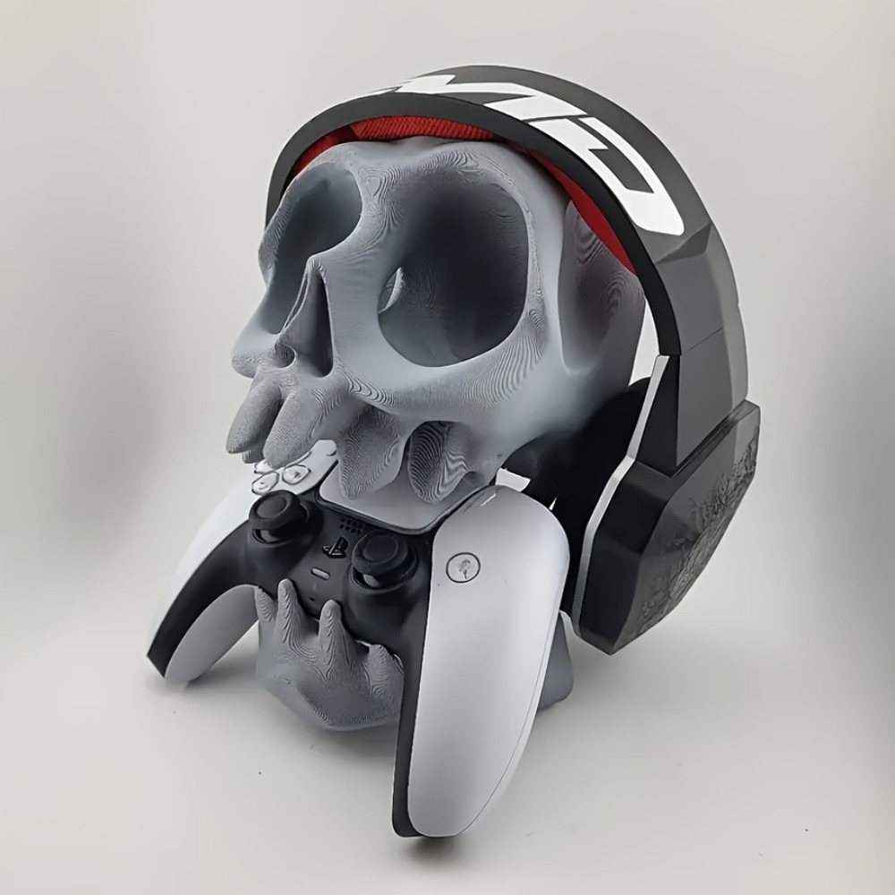 Skull Shaped Controller Stand  - Headphone Stand Desk review and price