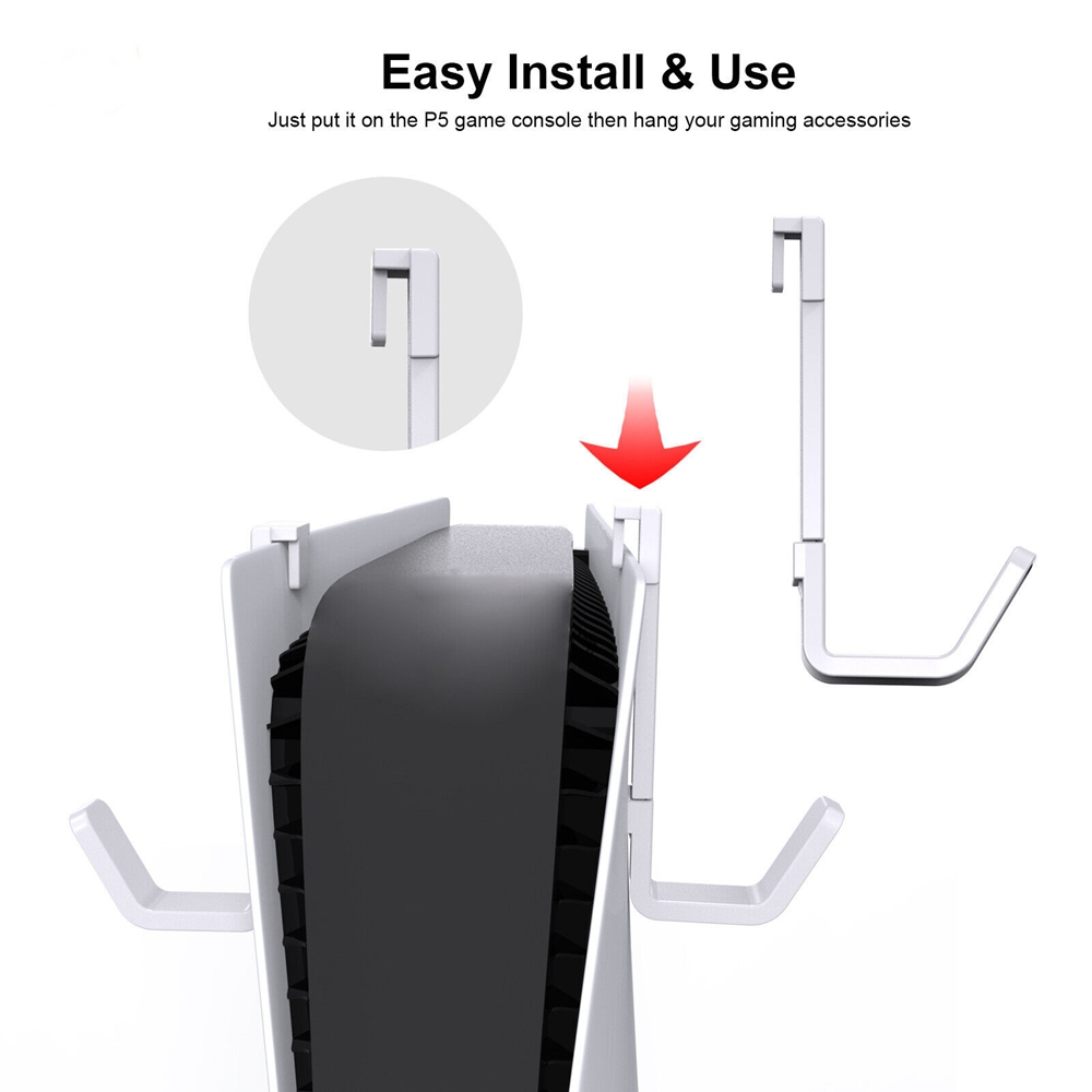 For PS5 Pro PS5 Slim Accessori - Headphone Stand Desk review and price