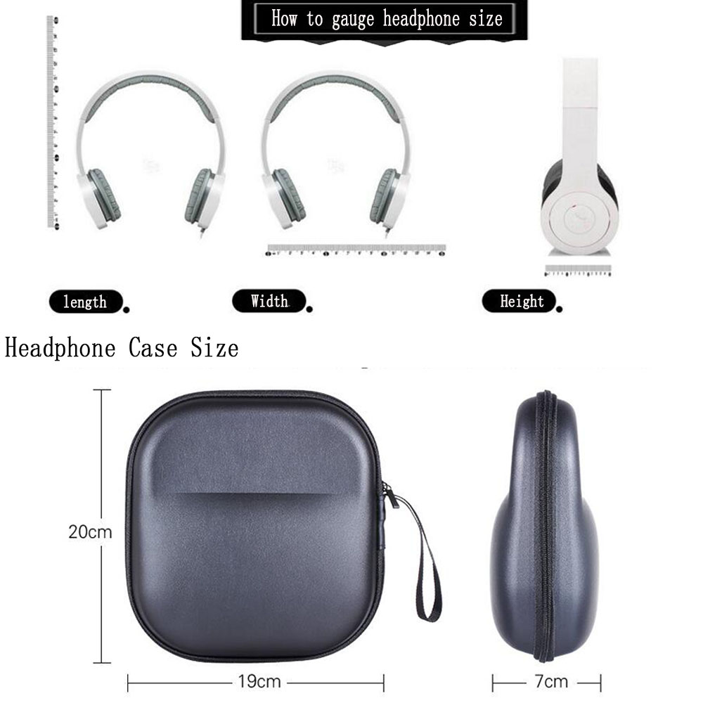 POYATU Earphone Case Bag For S - Sennheiser Headphone Hd 25 review and price