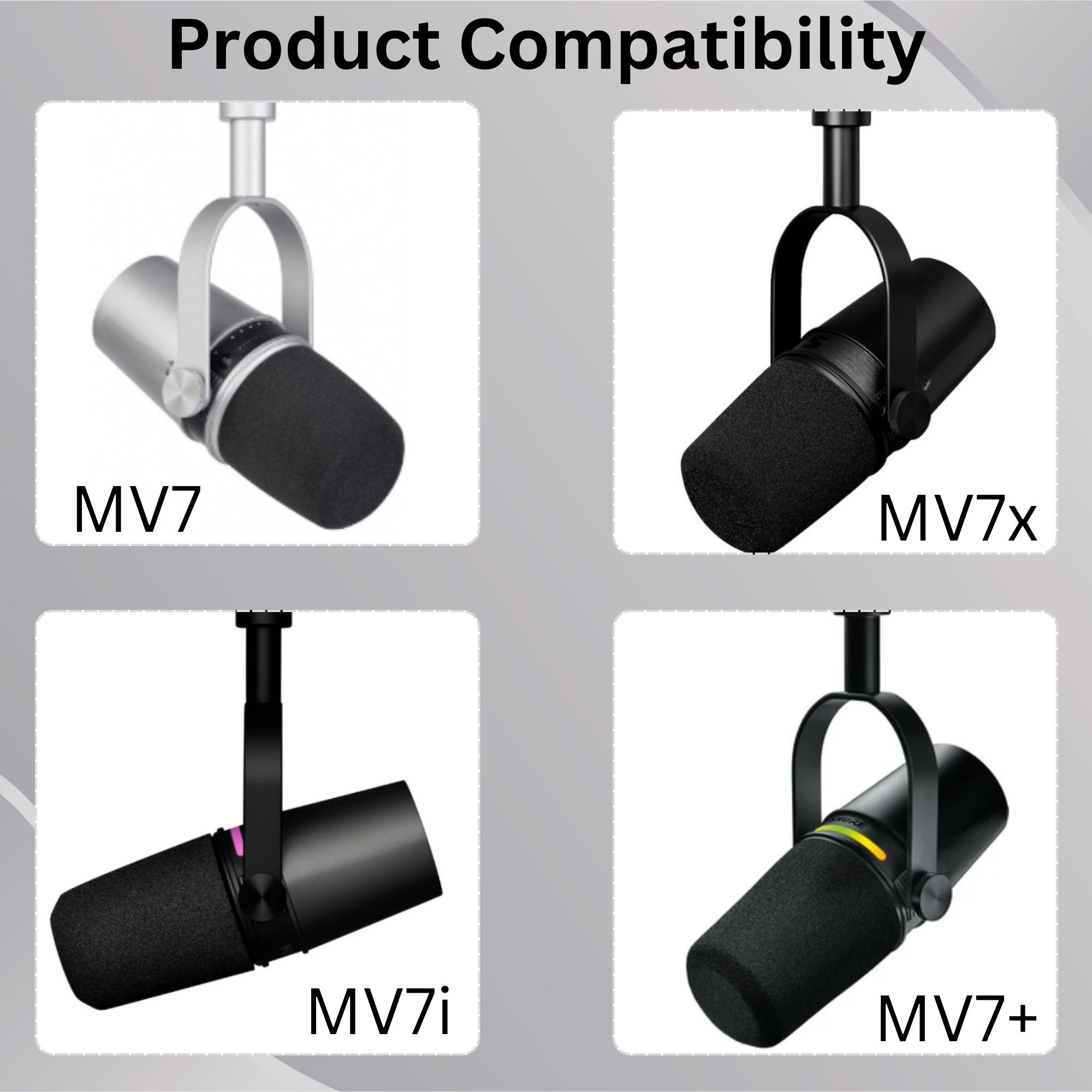Shining MV7 Pop Filter for Shu - Shure Mic Mv7 review and price